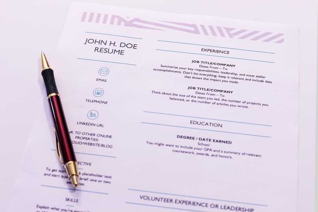 How to write a resume for graduate school