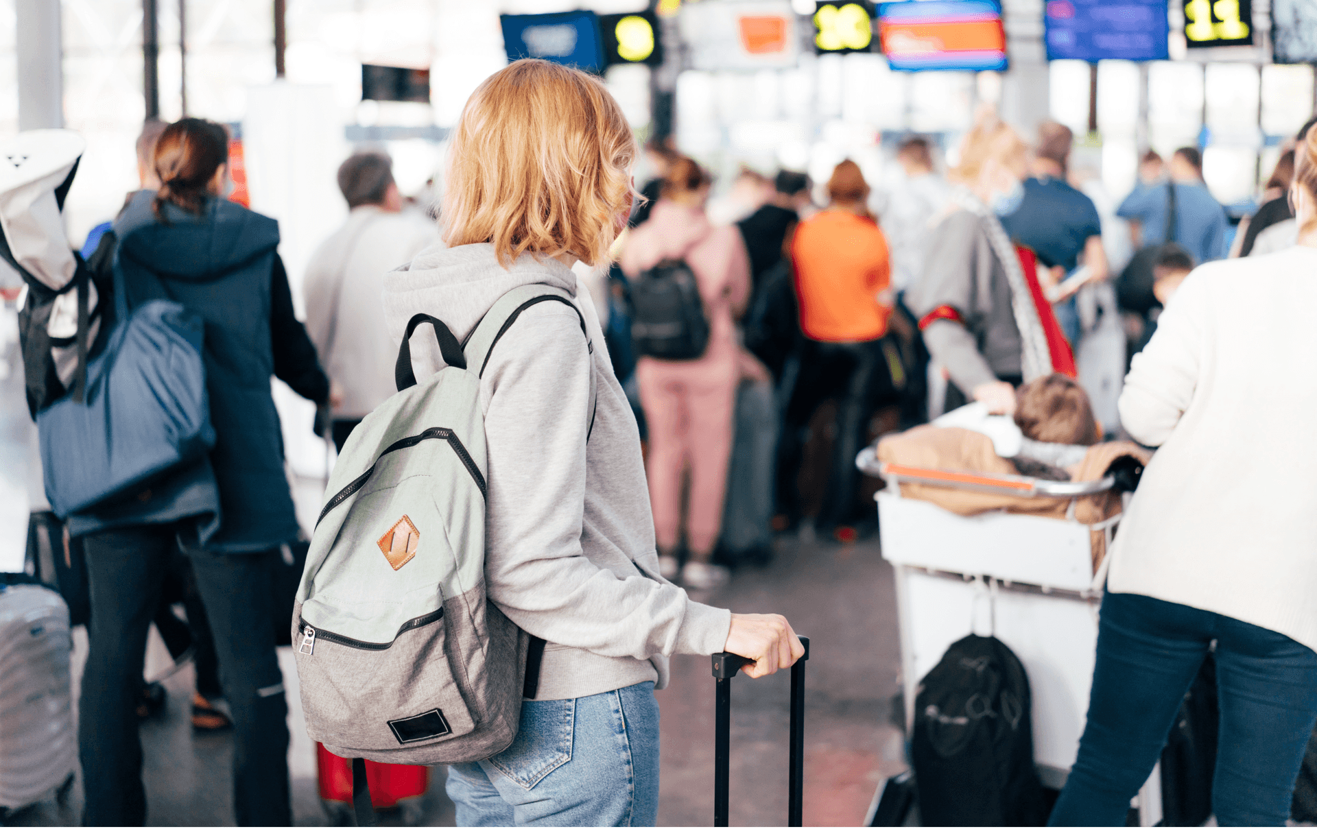 Girl in the airport