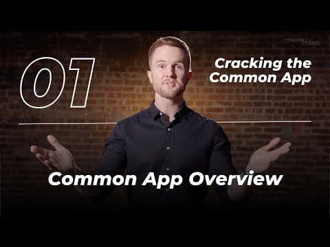 Cracking the Common App (Part 1)