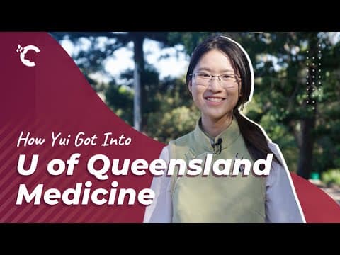How Yui Got Into U of Queensland Medicine