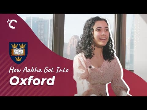 How Aabha Got Into Oxford